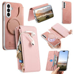Custodia portafoglio con cerniera magnetica per Galaxy A05, A05s e A25 5G