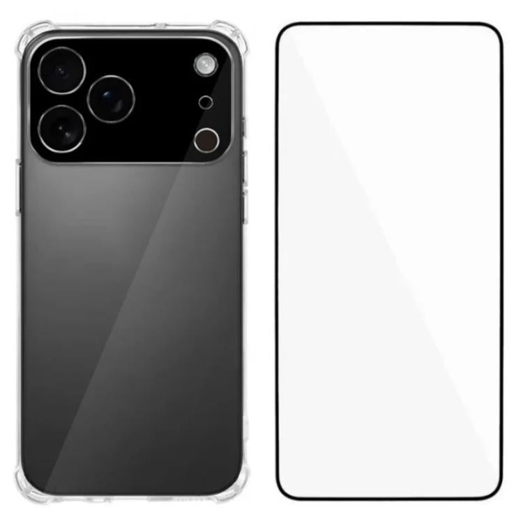 Custodia TPU trasparente con pellicola per iPhone compatibili