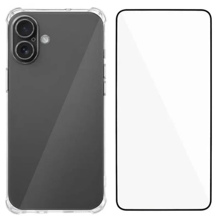 Custodia TPU trasparente con pellicola per iPhone compatibili