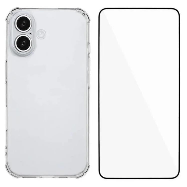 Custodia TPU trasparente con pellicola per iPhone compatibili