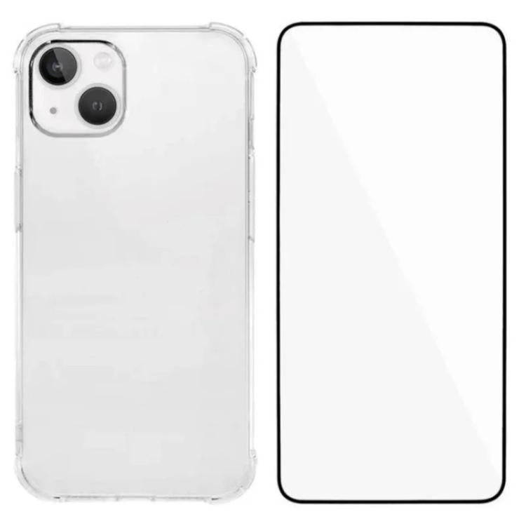Custodia TPU trasparente con pellicola per iPhone compatibili