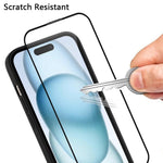 Custodia TPU trasparente con pellicola per iPhone compatibili