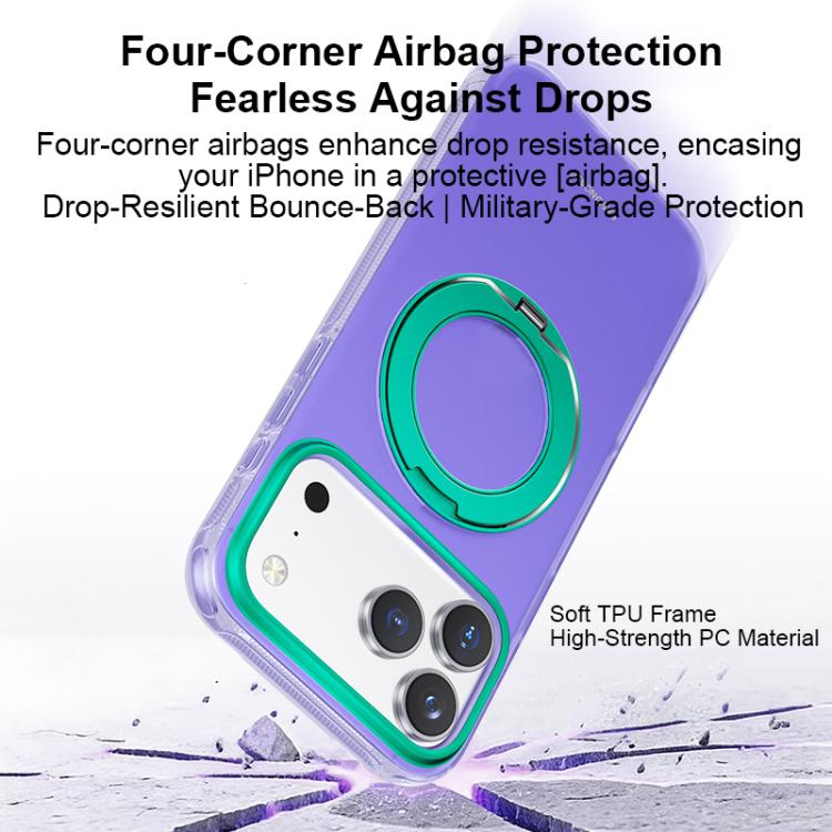Custodia TPU con supporto magnetico per iPhone 17 Pro Max
