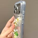 Custodia acrilico effetto farfalla 3D per iPhone 15 Pro