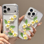 Custodia acrilico effetto farfalla 3D per iPhone 15 Pro