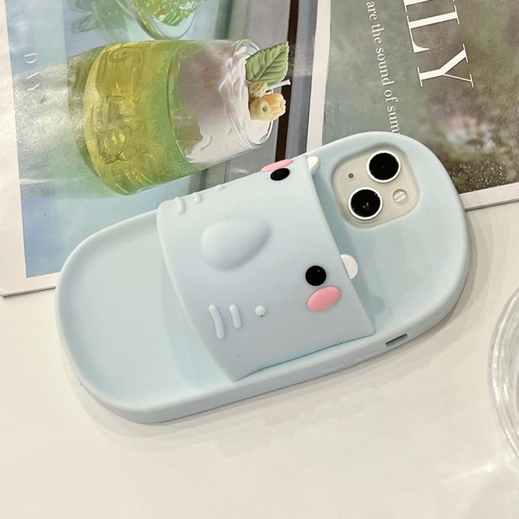 Custodia in silicone con design pantofola per iPhone