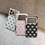 Custodia iPhone 15 motivo stella a cinque punte