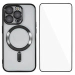Custodia magnetica in TPU con vetro per iPhone 15 e 16