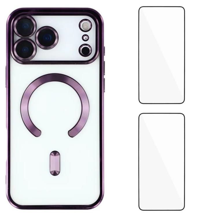 Custodia magnetica in TPU con 2 pellicole per iPhone 17