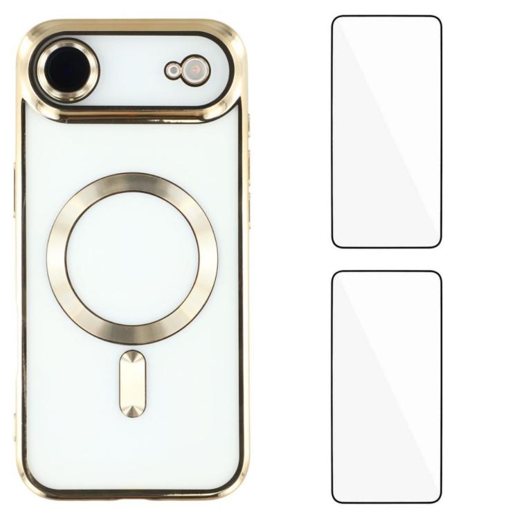 Custodia magnetica in TPU con pellicole per iPhone 16 Pro e 16 Pr