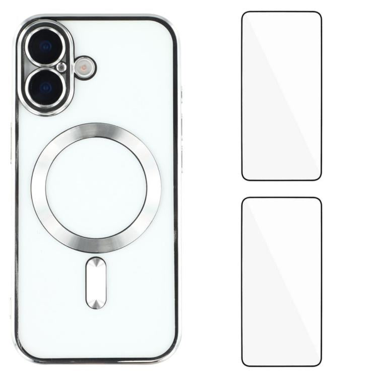 Custodia magnetica in TPU con pellicole per iPhone 16 e 15 Pro