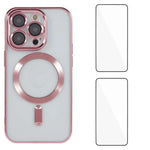 Custodia magnetica in TPU con pellicole per iPhone 16 e 15 Pro