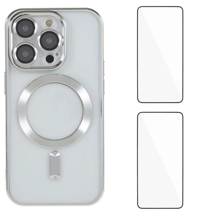 Custodia magnetica in TPU con pellicole per iPhone 16 e 15 Pro