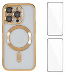 Custodia magnetica in TPU con pellicole per iPhone 16 e 15 Pro