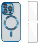 Custodia magnetica in TPU con pellicole per iPhone 16 e 15 Pro
