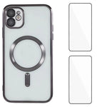 Custodia magnetica in TPU con pellicole per iPhone 12 e 13