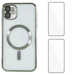 Custodia magnetica in TPU con pellicole per iPhone 12 e 13