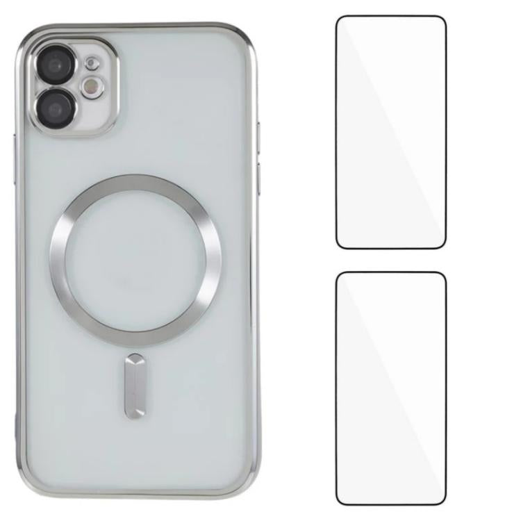 Custodia magnetica in TPU con pellicole per iPhone 12 Pro e 11