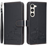Custodia in ecopelle con cinturino e protezione RFID per Galaxy S23+ e S23 5G