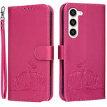 Custodia in ecopelle con cinturino e protezione RFID per Galaxy S23+ e S23 5G