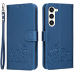 Custodia in ecopelle con cinturino e protezione RFID per Galaxy S23+ e S23 5G