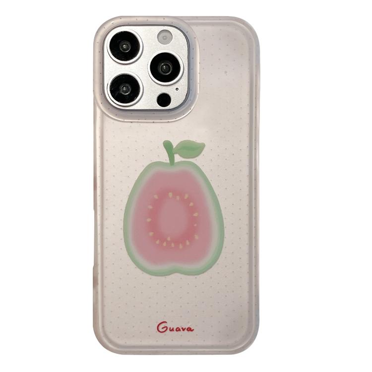 Custodia TPU nera satinata a pois per iPhone 15 Pro Max