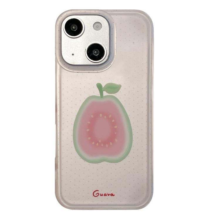 Custodia TPU nera satinata a pois per iPhone 15 Pro Max
