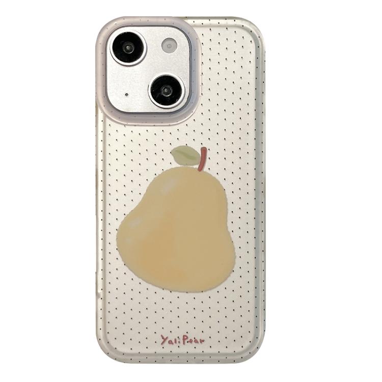 Custodia TPU nera satinata a pois per iPhone 15 Pro Max