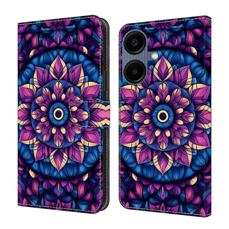 Custodia per telefono in ecopelle con effetto cristallo per Galaxy A06 5G / A06