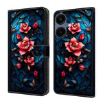 Custodia per telefono in ecopelle con effetto cristallo per Galaxy A06 5G / A06