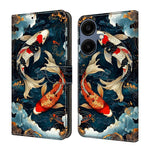 Custodia per telefono in ecopelle con effetto cristallo per Galaxy A06 5G / A06