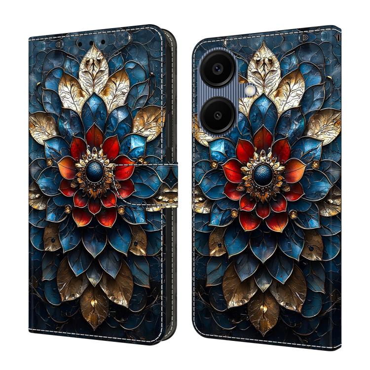 Custodia per telefono in ecopelle con effetto cristallo per Galaxy A06 5G / A06