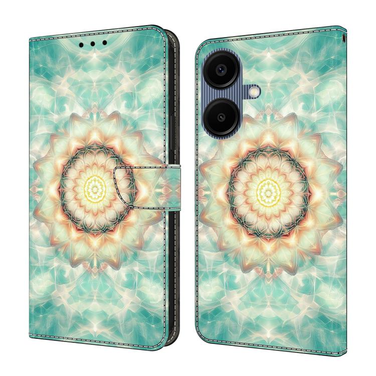 Custodia per telefono in ecopelle con effetto cristallo per Galaxy A06 5G / A06