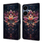 Custodia per telefono in ecopelle con effetto cristallo per Galaxy A06 5G / A06