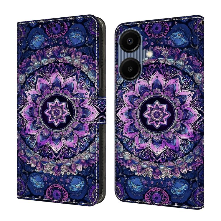 Custodia per telefono in ecopelle con effetto cristallo per Galaxy A06 5G / A06