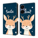 Custodia per telefono in ecopelle con effetto cristallo per Galaxy A06 5G / A06