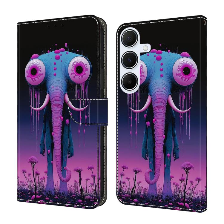 Custodia per telefono in ecopelle con effetto cristallo., For Galaxy A35 5G