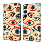 Custodia per telefono in ecopelle con effetto cristallo., For Galaxy A35 5G