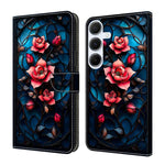 Custodia per telefono in ecopelle con effetto cristallo., For Galaxy A35 5G