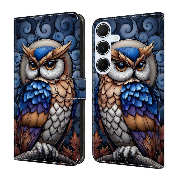 Custodia per telefono in ecopelle con effetto cristallo., For Galaxy A35 5G