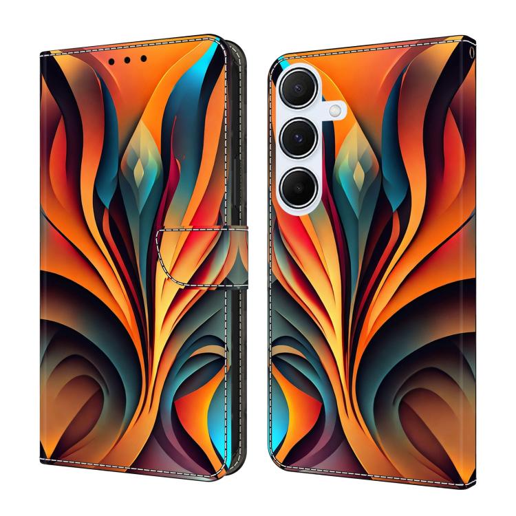 Custodia per telefono in ecopelle con effetto cristallo., For Galaxy A35 5G