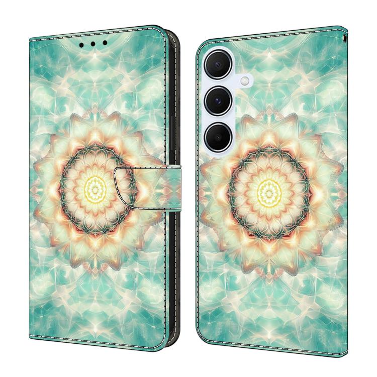 Custodia per telefono in ecopelle con effetto cristallo., For Galaxy A35 5G