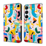 Custodia per telefono in ecopelle con effetto cristallo., For Galaxy A35 5G