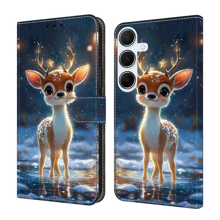 Custodia per telefono in ecopelle con effetto cristallo., For Galaxy A35 5G