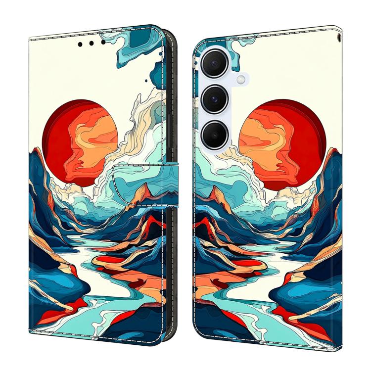 Custodia per telefono in ecopelle con effetto cristallo., For Galaxy A35 5G