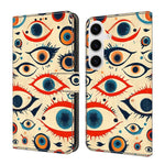 Custodia in ecopelle con porta carte per Samsung Galaxy S24 FE 5G - immagine 10
