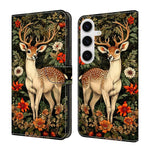 Custodia in ecopelle con porta carte per Samsung Galaxy S24 FE 5G - immagine 24