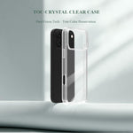 Custodia antiurto TPU acrilico per iPhone 17 Pro Max