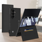Custodia a libro con supporto per Galaxy Z TriFold Carbon Fiber