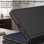 Custodia a libro con supporto per Galaxy Z TriFold Carbon Fiber